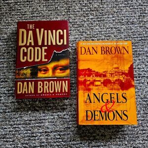 Dan Brown Hardcover Set - The DaVinci Code and Angels & Demons (Robert Langdon)